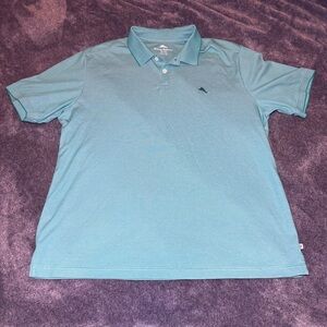Tommy Bahama Men's Light Blue Polo Shirt